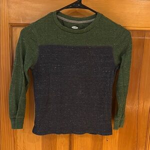 Kids Green and Gray Sweater